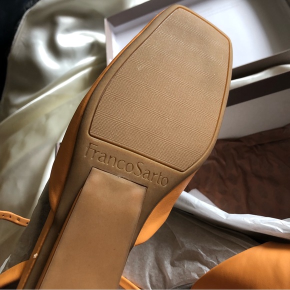 Cantaloupe colored Franco Starto Square toe - Picture 8 of 10